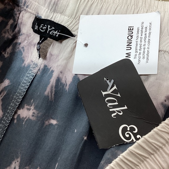NWT Yak&Yeti large Tie-Dye Flare Pants - Picture 7 of 13